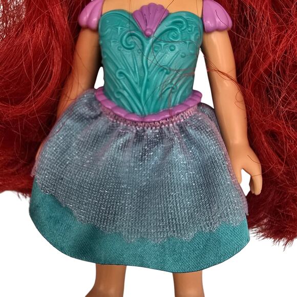 Disney Petite Little Mermaid Prince Ariel with crown Jakks Pacific 6” - Picture 2 of 3